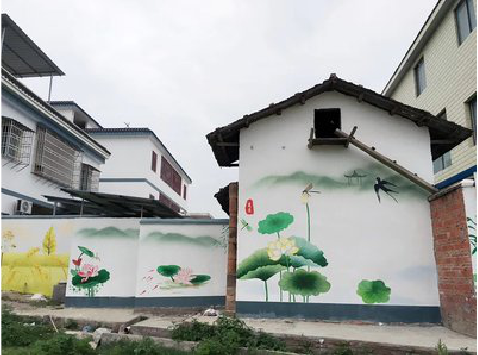 金湖室外墙绘-从选材到保养。