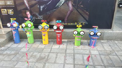 金湖商业区彩绘