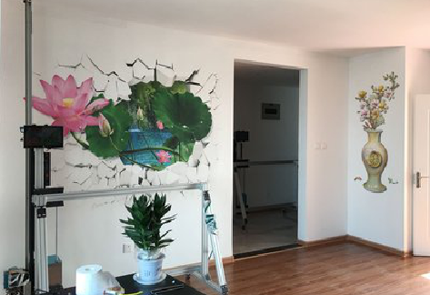 金湖墙体彩绘相比墙纸的优势。