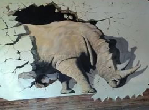 金湖在墙绘中，如何绘制3D效果？