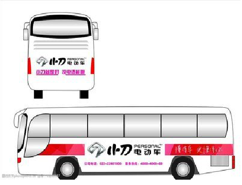 金湖公交车身贴如何完美贴合？