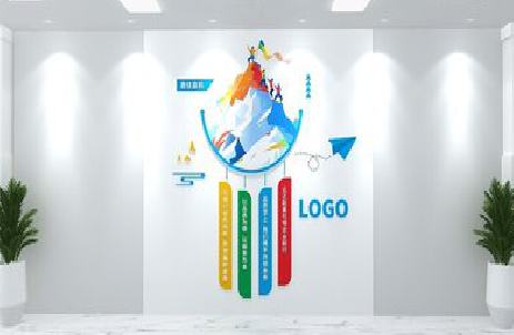 金湖公司企业形象墙的工艺材料有哪些？