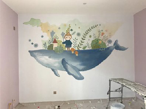 金湖手绘墙的特点及优势。